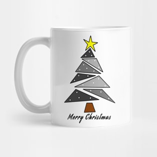 Black Christmas tree Mug